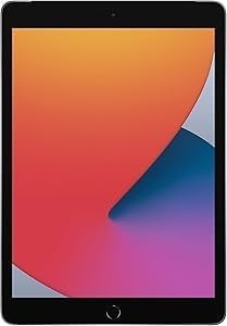 2020 Apple iPad 8th Generation (10.2-inch, Wi-Fi + Cellular, 32 GB) - Space Gray (Renewed)