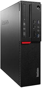 Lenovo ThinkCentre M900 Tiny Desktop Micro Tower PC (Intel Core i5-6500T, 8 GB Ram, 256 GB SSD, USB 3.0, WiFi) Windows 10 Pro (Renewed)