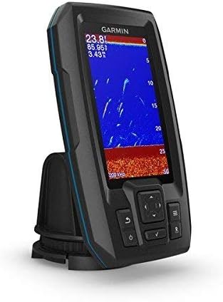 Garmin Striker Plus 4 with Dual-Beam transducer and Protective Cover, 4 inch Screen 010-01870-00 (Renewed)