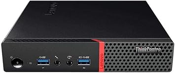 Lenovo ThinkCentre M910Q Tiny Desktop Micro Tower PC (Intel Core i5-7500T, 8 GB Ram, 256 GB SSD, USB 3.0, WiFi) Windows 10 Pro (Renewed)