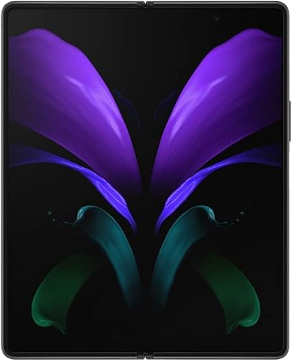 Samsung Galaxy Z Fold2 5G Mystic Black 256GB - 7.6" 120 Hz Folding Display & 6.2" Cover Screen, 12MP+12MP+12MP Rear Camera, 4K Video Capture, Flex Mode (CAD Warranty SM-F916WZKAXAC) (Renewed)