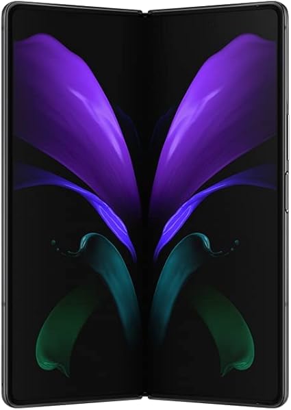 Samsung Galaxy Z Fold2 5G Mystic Black 256GB - 7.6" 120 Hz Folding Display & 6.2" Cover Screen, 12MP+12MP+12MP Rear Camera, 4K Video Capture, Flex Mode (CAD Warranty SM-F916WZKAXAC) (Renewed)