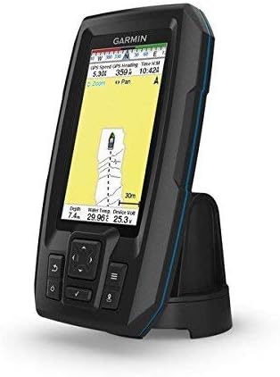 Garmin Striker Plus 4 with Dual-Beam transducer and Protective Cover, 4 inch Screen 010-01870-00 (Renewed)