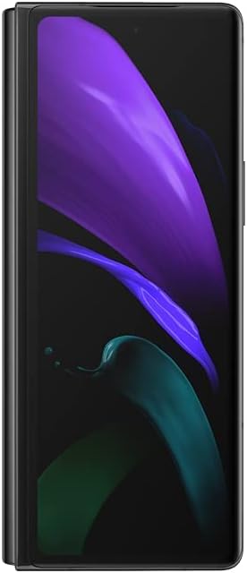 Samsung Galaxy Z Fold2 5G Mystic Black 256GB - 7.6" 120 Hz Folding Display & 6.2" Cover Screen, 12MP+12MP+12MP Rear Camera, 4K Video Capture, Flex Mode (CAD Warranty SM-F916WZKAXAC) (Renewed)