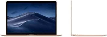 2019 Apple MacBook Air with 1.6GHz Intel Core i5 (13-inch, 8GB RAM, 128GB SSD Storage) Gold