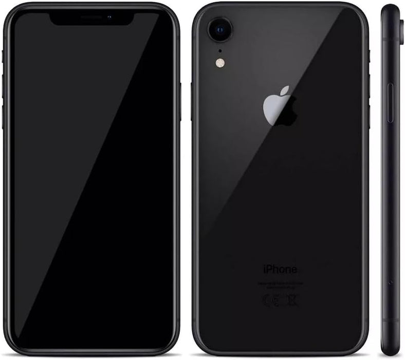 Apple iPhone XR, US Version, 128GB, Black - Unlocked (Renewed)