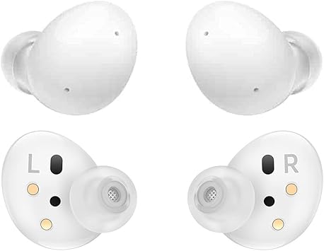 Samsung Galaxy Buds 2 True Wireless Earbuds, Active Noise Cancelling, Charging Case Included, SM-R177 - White (Renewed)