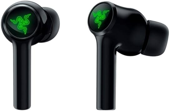 Razer Hammerhead True Wireless Bluetooth Gaming Earbuds: Chroma RGB Lighting - 60ms Low-Latency - Active Noise Cancellation - Dual Environmental Noise Cancelling Microphones - Classic Black