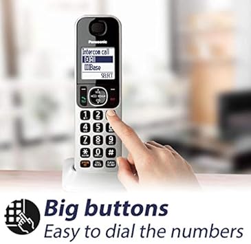 Panasonic KX-TGF375S DECT 5-Handset Landline Telephone