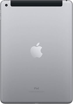 Apple iPad with WiFi + Cellular, 128GB, Space Gray (2017 Model) (Refurbished)