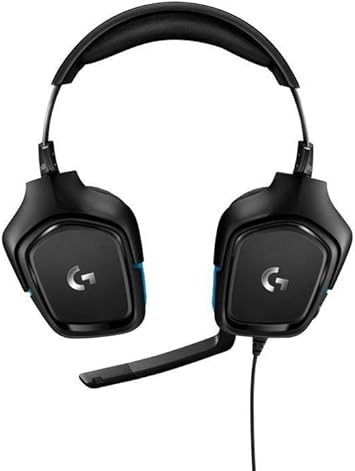 Logitech G432 DTS:X 7.1 Surround Sound Wired PC Gaming Headset (Leatherette) (Renewed)