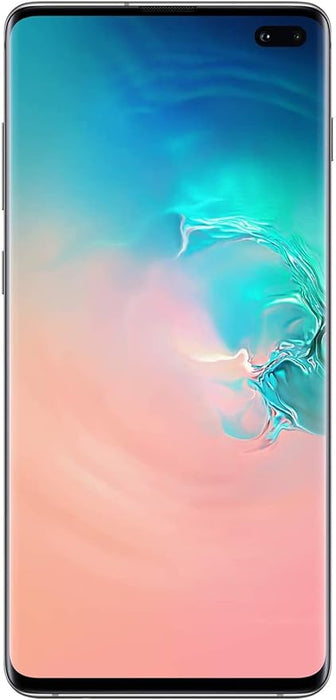 Samsung Galaxy S10 128GB Unlocked Phone Prism White (Renewed)