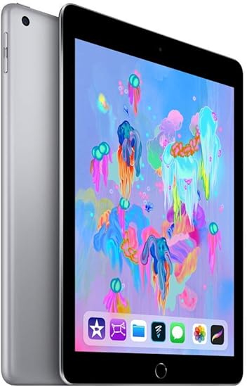 2018 Apple iPad (Wi-Fi + Cellular, 32GB) - Space Gray (Renewed)