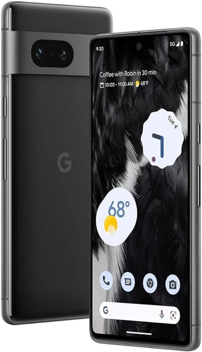 Google Pixel 7 (5G) 128GB (Canadian Model GVU6C) Unlocked - Obsidian (Renewed)