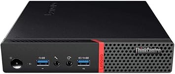 Lenovo ThinkCentre M910Q Tiny Desktop Micro Tower PC (Intel Core i5-7500T, 8 GB Ram, 256 GB SSD, USB 3.0, WiFi) Windows 10 Pro (Renewed)