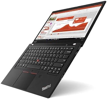 Lenovo Thinkpad T490 Laptop 14" FHD (1920x1080) Notebook, Core i5-8365U, 16GB DDR4 RAM, 512GB SSD, HDMI, Thunderbolt, WiFi, Bluetooth Windows 10 Pro (Renewed)