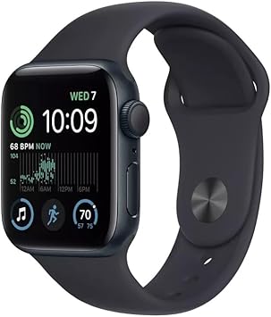 Apple Watch Series 7 GPS + Cellular, 45mm Midnight Aluminum Case with Midnight Sport Band - Regular