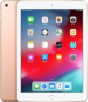 Apple iPad with WiFi, 128GB, Gold (2018 Model) (Refurbished)