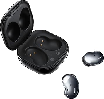 Samsung Galaxy Buds Live True Wireless Earbuds, Active Noise Cancelling, Charging Case Included, SM-R180 - Mystic Black (Renewed)