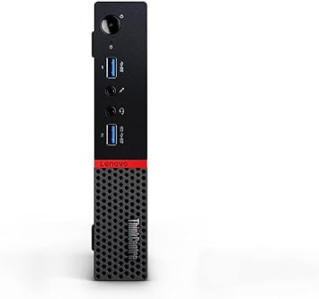 Lenovo ThinkCentre M900 Tiny Desktop, Quad Core Intel Core i5-6500T, 2.5GHz up to 3.1GHz, 8GB DDR4 RAM, 256GB SSD, AC-600 WiFi, HDMI, DVI, DisplayPort, Windows 10 Pro 64-bit (Renewed)