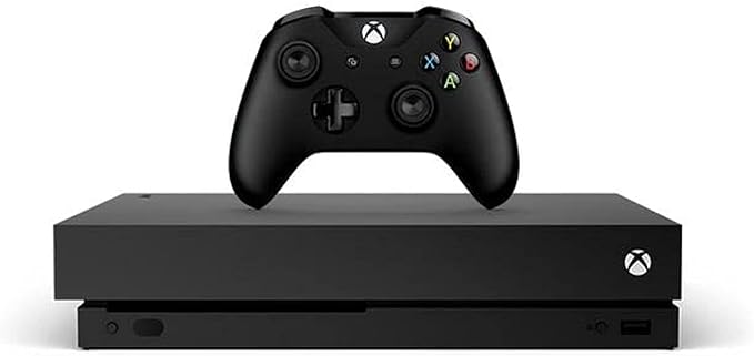 Microsoft Xbox One X 1TB, 4K Ultra HD Gaming Console, Black (Renewed)