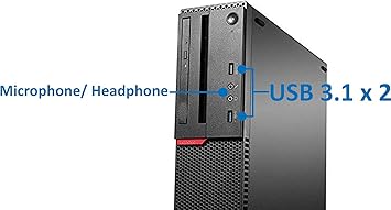 Lenovo ThinkCentre M900 SFF Desktop Computer, Intel Core i7-6700 Upto 4.0GHz, 32GB RAM, 1TB SSD, 4K 2-Monitor Support DisplayPort, HDMI, DVD-RW, AC Wi-Fi, Bluetooth, TDL - Windows 10 Pro (RENEWED)