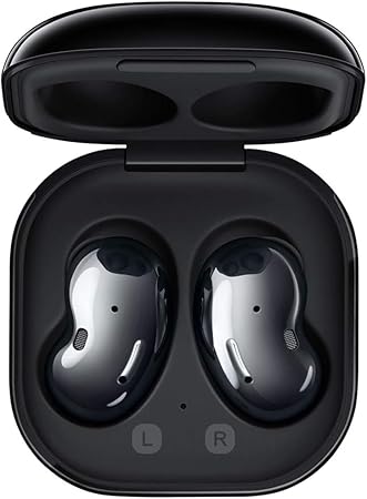 Samsung Galaxy Buds Live True Wireless Earbuds, Active Noise Cancelling, Charging Case Included, SM-R180 - Mystic Black (Renewed)