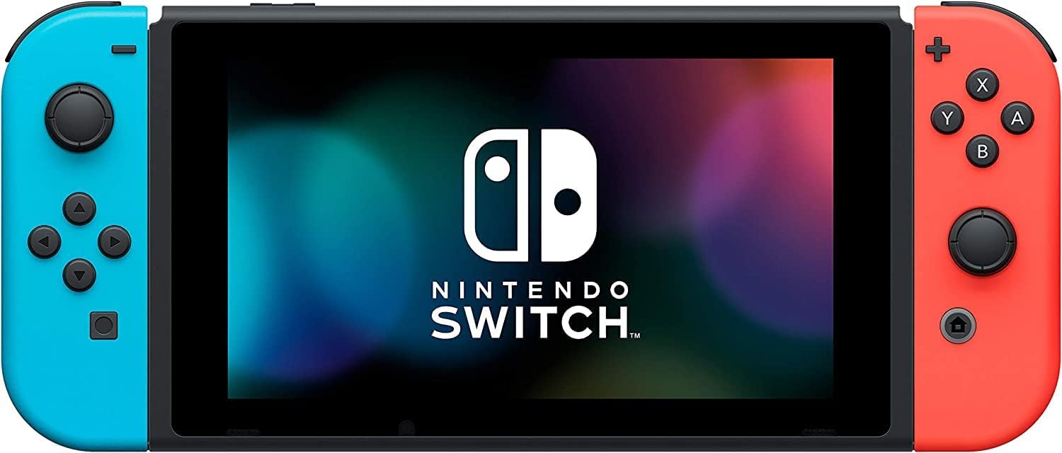 Nintendo Switch™ with Neon Blue and Neon Red Joy‑Con™ (Renewed)