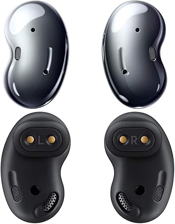 Samsung Galaxy Buds Live True Wireless Earbuds, Active Noise Cancelling, Charging Case Included, SM-R180 - Mystic Black (Renewed)