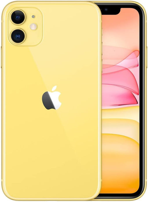 Apple iPhone 11, 128GB, Yellow - Fully Unlocked (Renewed)