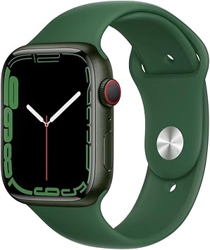 Apple Watch Series 7 GPS + Cellular, 45mm Midnight Aluminum Case with Midnight Sport Band - Regular