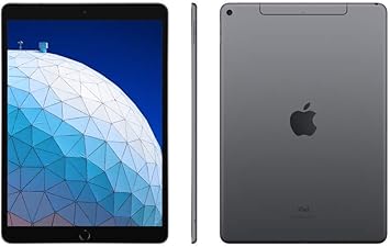 2019 Apple iPad Air (10.5-Inch, Wi-Fi + Cellular, 64GB) - Space Gray (Renewed)