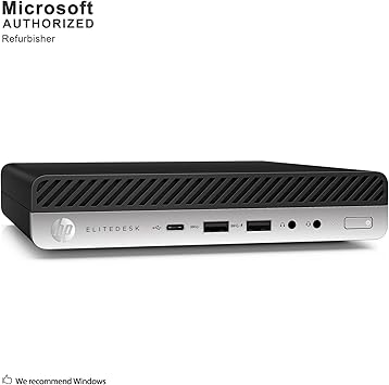 HP Elitedesk 800 G3 Mini Business Desktop Ethernet, Keyboard+Mouse, 64-bit