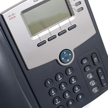 Cisco SPA504G 4-Line Ip Phone with 2-Port Switch, PoE and LCD Display, Silver, Grey