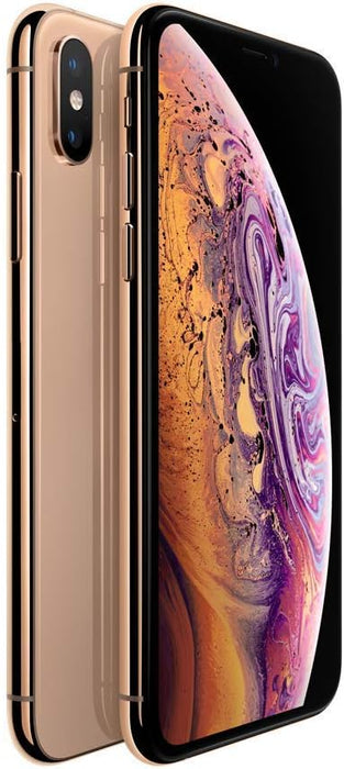 Apple iPhone Xs, Fully Unlocked 5.8in, 64 GB - Gold (Renewed)