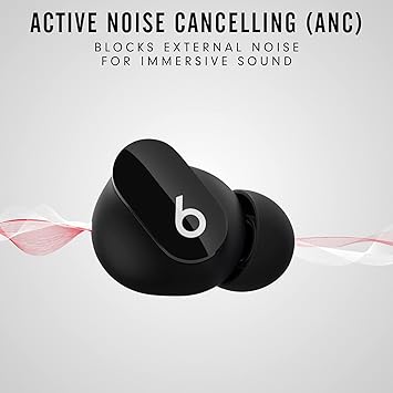 Beats Studio Buds Totally Wireless Noise Cancelling Earphones - Black