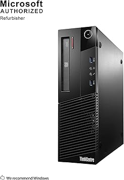 2017 Lenovo ThinkCentre M83 High Performance Business Small Factor Desktop Computer, Intel Core i5-4570 3.2GHz, 8GB RAM, 500GB HDD, WiFi, Windows 10 Professional (Renewed)