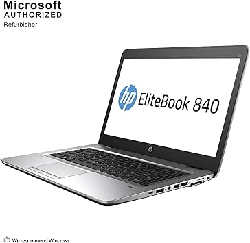 HP EliteBook 840 G3 14in Laptop, Core i5-6300U 2.4GHz, 16GB Ram, 500GB SSD, Windows 10 Pro 64bit (Renewed)