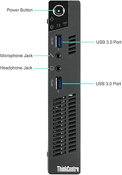 Lenovo ThinkCentre M92p Tiny Desktop - Core i5 Up to 3.6GHz, 8GB RAM, 120GB SSD, Windows 10 Pro (Renewed)