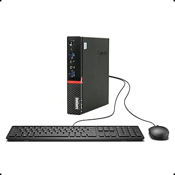 Lenovo ThinkCentre M900 Tiny Desktop Micro Tower PC (Intel Core i5-6500T, 8 GB Ram, 256 GB SSD, USB 3.0, WiFi) Windows 10 Pro (Renewed)