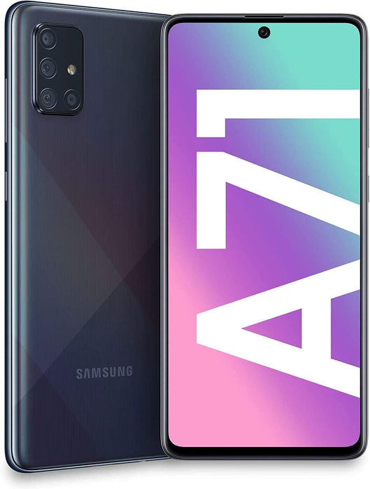 Samsung Galaxy A71 (5G) 128GB 6.7" Display Quad Camera 64MP - Black (Renewed)