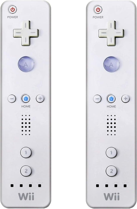 Wii Remote Controller White [2 Pack] (Renewed)