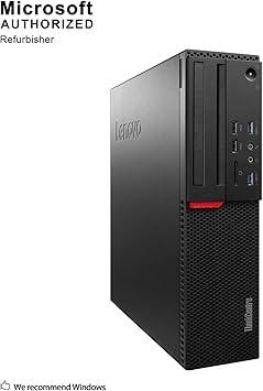 Lenovo ThinkCentre M800 Small Form Factor PC, Intel Quad Core i5 6500 up to 3.6GHz, 16G DDR4, 240G SSD + 2T HDD, WiFi, BT 4.0, Win 10 Pro 64-Multi-Language Support English/Spanish/French