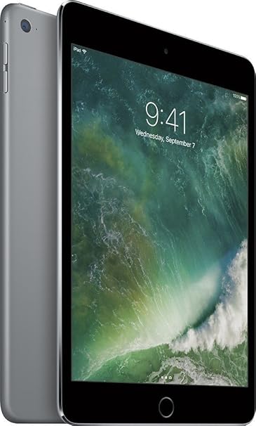 Apple iPad Mini 4 Wi-Fi, 7.9in Retina Display, Up to 10 Hours of Battery Life - 128GB - Space Gray