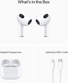 Apple AirPods (3rd Generation) (Renewed)