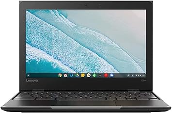 Lenovo 100E Chromebook 2ND Gen 81QB000AUS Laptop Computer, 11.6", 4GB RAM, 16GB eMMC, Black