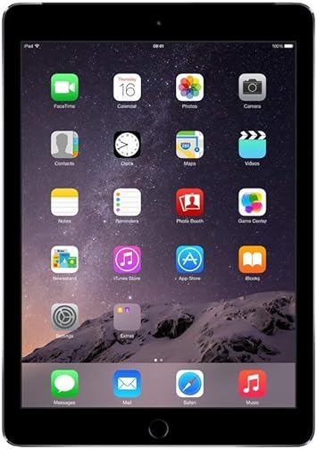 Apple iPad Air 2 128GB Factory Unlocked (Wi-Fi + Cellular 4G LTE, Apple Sim Card, Space Gray) Newest Version