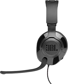 JBL Quantum 200 - Wired Over-Ear Gaming Headphones - Black (Renewed)