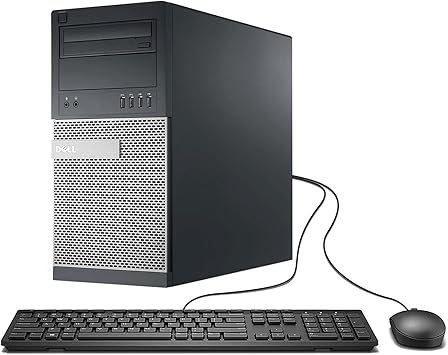 Dell Optiplex 9020 Mini Tower Desktop PC, Intel Core i7-4770-3.4 GHz, 32GB Ram, 1TB (1000GB) SSD Drive, WiFi, DVD-RW, Windows 10 Pro (Renewed)