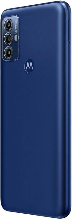 Motorola Moto G Play (2023) (32GB + 64GB SD Card), 6.5" Display, 3-Day Battery, with 64GB SD Card, LTE 4G Unlocked - Deep Indigo (Renewed)